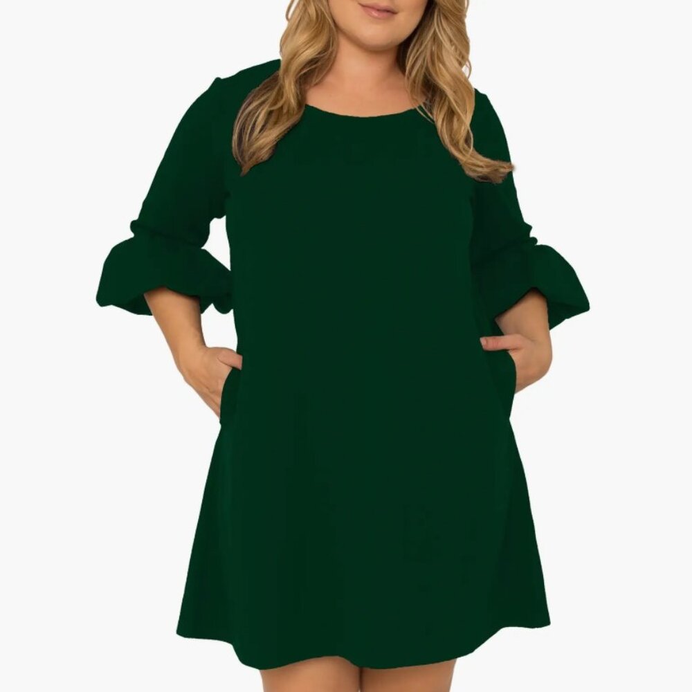 STELLA Crepe Dress (PLUS)